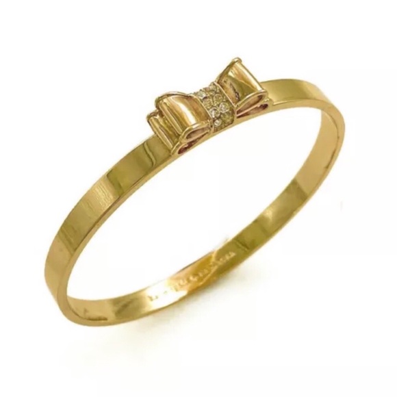 Kate Spade🎀💫bangle moon river crystal gold bracelet - Picture 5 of 9